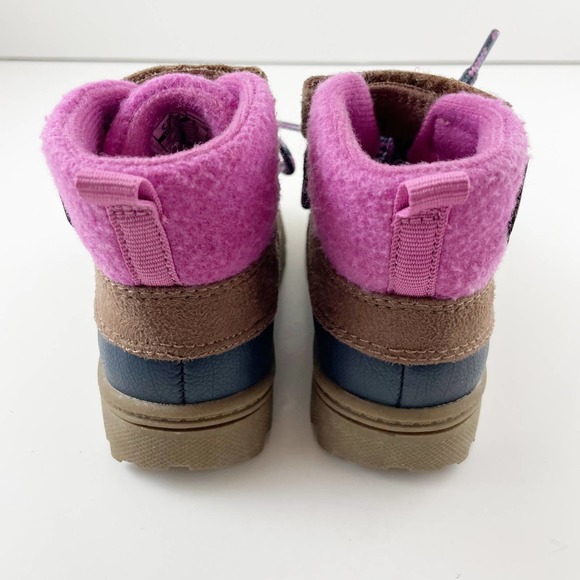 Carter’s Toddler Duck Boots in Navy Blue and Pink Size 6 Months - Picture 5 of 10